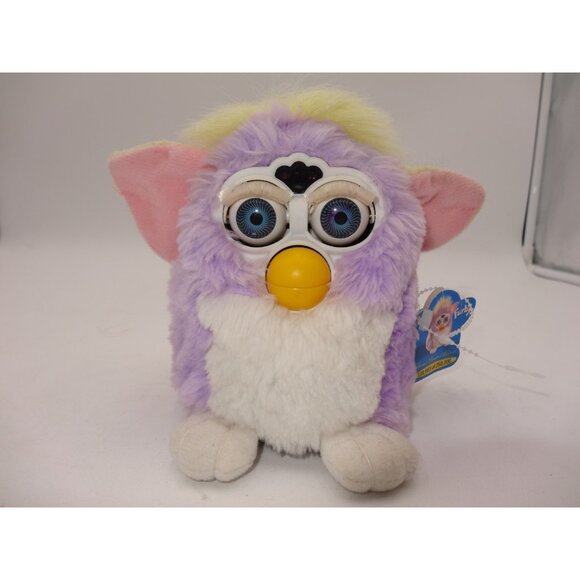 Furby 70-800 Vintage 1998 Working Lavandar White Working with tag - Picture 4 of 10